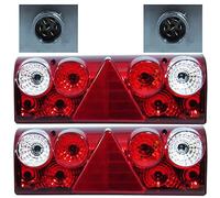 Easy Link 2 x luz trasera compatible con Schmitz Europoint 2 remolque camión E-Prüf