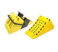 Easy Link 2X Calzo de bloqueo para camiones con protección antideslizante 6500Kg para remolques de camiones