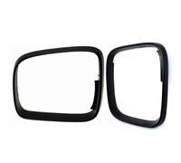 Easy Link 2x marcos de espejo izquierdo derecho cubierta marco moldura para espejo retrovisor exterior compatible con VW Caddy 2004-2010 T5 Transporter Caravelle Multivan 2003-2009 7E1858554