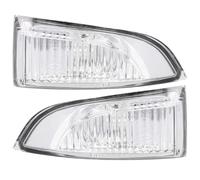 Easy Link 2x Retrovisor Luces de Giro Intermitentes Indicadores Laterales Espejo Conductor Pasajero Compatible con Renault Megane 3 III Coupe Fluence Scenic 3 Laguna 3 Coupe 261609550R 261656470R