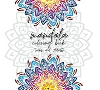 Easy Mandalas Coloring Book: Simple Designs for Relaxation (Stress Relief Coloring Book) (Mandala Coloring Books: for Kids, Teens, and Adults)