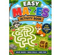 Easy Mazes Activity Book: Fun Simple Mazes for Toddlers & Preschoolers