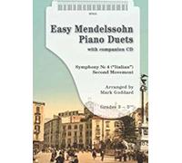 Easy Mendelssohn Piano Duets - Piano, 4 Hands - BOOK+CD