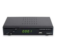 Easy-One DVB-T2 - Receptor DVB-T2 (USB, HDMI, Dolby Digital Plus, RCA, LAN), Color Negro
