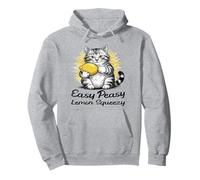 Easy Peasy Lemon Squeezy, divertido amante de los gatos, ingenioso humor Sudadera con Capucha