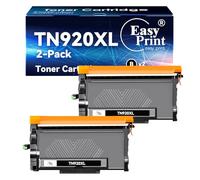 EASY PRINT EASY PRINT TN920XL TN920 - Cartuchos de tóner de repuesto para Brother TN920 compatibles con HL-L6210DW HL-L6210DWT HL-L5210DN HL-L5210DW HL-L5210DWT HL-L6310DW MFC-L6810DW (2 negros)