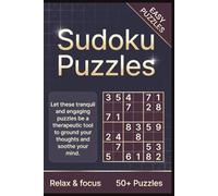 EASY PUZZLES: easy sudoku puzzles for adults" ou "mindfulness puzzle book