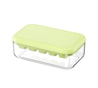 Easy Release Ice Tray, Flexible Silicone Bottom Mold, Ice Maker for Iced Beverage Making, with Spill-Proof Cover, Space Saving Design, Professional Grade Frost Cube Maker for Drinker Home Office Party