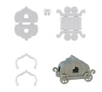 Easy Release Silicone Pumpkin Cart Mold For Soap Making And Halloween Projects Tool Multi Purpose Silicone Crafting Mold