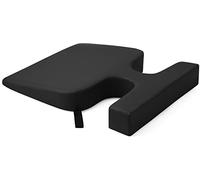 EASY SPA Almohada de pecho para mesa de masaje mejorada para tamaños de busto más grandes (AA-D), cojín de cuña, cuña de refuerzo cómoda, almohada propensa (negro) para dormir o después de la cirugía