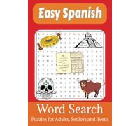Easy Spanish Word Search Puzzle Book: Word Searches with Easy to Read Print: Easy Spanish, Daily Use, Common themes and More | 6x9 inches, 110 pages | ... …Gift for Vacations, Holidays and Free Times