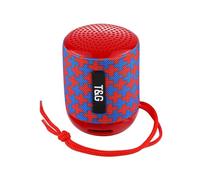 EASY SPEED Altavoz Bluetooth Potente Portátil Recargable, IPX7 Resistente al Agua, Potencia y Calidad de Sonido, Tamaño Pequeño, T&G129 Color Rojo/Azul