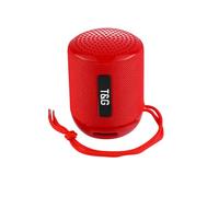EASY SPEED Altavoz Portátil Bluetooth Recargable, IPX7 Resistente al Agua, Potencia y Calidad de Sonido, Portátil Tamaño Pequeño, T&G129 Rojo