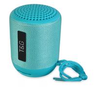 EASY SPEED Altavoz Portátil Bluetooth Recargable, IPX7 Resistente al Agua, Potencia y Calidad de Sonido, Tamaño Pequeño, T&G129 Color Verde Agua
