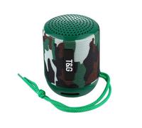EASY SPEED Altavoz Portátil Bluetooth Recargable, IPX7 Resistente al Agua, Potencia y Calidad de Sonido, Tamaño Pequeño, T&G129 Color Camuflaje Militar