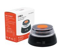 EASY SPEED Luz Emergencia V16 Homologada DGT con Geolocalización,Baliza Coche Conectada DGT 3.0,con SIM y Datos Pagados Hasta 2038,Adecuado para Coches (Viene con Pilas)