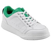 Easy Spirit DILLI Court - Tenis para mujer, Cuero blanco neutro, 38.5 EU