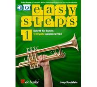 Easy steps 1: Trompette - Schritt fur schritt trompete spielen lernen - Recueil + Audio online