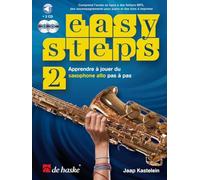 Easy steps 2 [f - apprendre a jouer du saxophone alto pas a pas + cd + enregistrement(s) en ligne