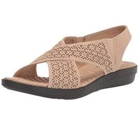 Easy Street Claudia, Sandalias con cuña Mujer, Arena, 37 EU Ancho