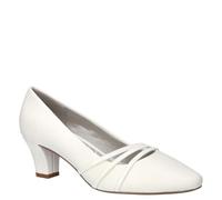 Easy Street Cristiny - Zapatos de tacón para mujer, color blanco, talla 10 X-Wide