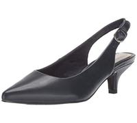 Easy Street Mujeres Faye Punta Picuda Destalonado Zapatilla Clasica Escarpín, Navy, Talla 10