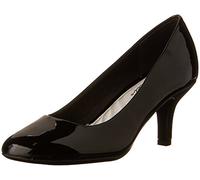 Easy Street Mujeres Passion Punta Cerrada Zapatilla Clasica Escarpín, Black Patent, Talla 9