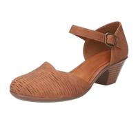 Easy Street Sandalias de tacón Justina para mujer, bronceado, talla 12