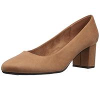 Easy Street Women's Proper Dress Pump, Sand Super Suede, 7 M US