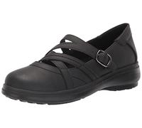Easy Street Women's Wise Ballet Flat Mary Jane, Black/Gore, 7