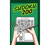 EASY SUDOKU: 200 sudoku puzzles for adults | easy sudoku for beginners | sudoku for kids ages 8-12