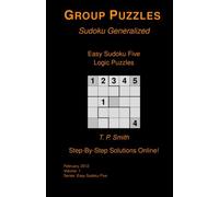 Easy Sudoku Five Logic Puzzles, Vol 1