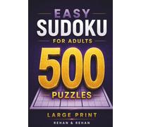 Easy Sudoku for Adults: 500 Puzzles | Large Print (Relaxing Sudoku Collection)
