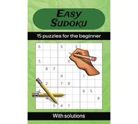 Easy Sudoku for Beginners: Sudoku Puzzles with Solutions for Adults, Seniors, Teens | 6 x 9 inches, 32 pages
