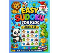 Easy Sudoku for Kids Ages 4-8: 107 Fun Picture Puzzles for Beginners