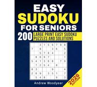 Easy Sudoku For Seniors 2026 Edition: 200 Large Print Easy Sudoku Puzzles with Solutions