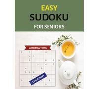 Easy Sudoku for Seniors: Daily Brain Activity Puzzle Book to Boost Memory and Stay Mentally Active