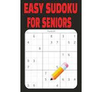 Easy Sudoku for Seniors: Sudoku Books for Adults Easy to Medium. Brain Teaser Games for Memory Support. Mind Calming Activity. Ideal Gift for ... 110 Pages| 50 + Puzzles| Solutions Included