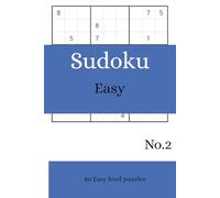 Easy Sudoku No 2: Easy Sudoku, 80 puzzles, 6 x 9 inches