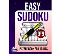 Easy Sudoku Puzzle Book for Adults: 200 Brain Games with Big Print for Seniors, Beginners and Brain relaxation: Stress-free puzzles, 9x9 Grid Size