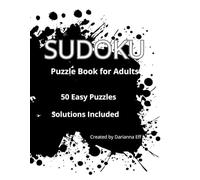 Easy Sudoku Puzzle Book for Adults