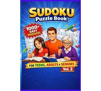 Easy Sudoku Puzzle Book for Adults Volume 2: 1000+ Simple Sudoku Grids to Build Confidence, Improve Focus, and Enjoy Screen-Free Fun