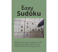 Easy Sudoku Puzzle Book: Sudoku Puzzle Book, easy level, 6x9 inch - 110 pages, over 50+ games, solutions included