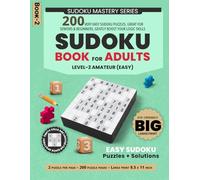 Easy Sudoku Puzzles: 200 Easy Puzzles, Ideal for Light Brain Exercise and Casual Solvers, Two Puzzles Per Page, Large Print Format, 8.5 x 11 Inch, ... Page | 200 Sudoku + Solutions | 8.5 x 11 in)