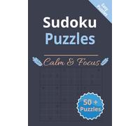 Easy Sudoku Puzzles for Adults: Rainy Day: Calm and Relax