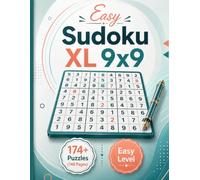 Easy Sudoku XL 9x9: 174+ Gentle Puzzles with Complete Solutions | Extra Large Print Grids for Adults and Seniors