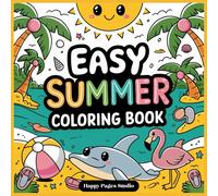 Easy Summer Fun: Cute Beach and Ocean Coloring Book for Kids Ages 3-7 (Vol. 5)