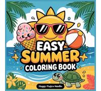 Easy Summer Fun: Cute Beach and Ocean Coloring Book for Kids Ages 3-7 (Vol. 6)