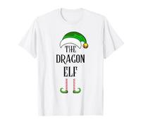 Easy The Dragon Elf Disfraz de Navidad Familia Grupo Navidad Camiseta