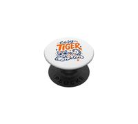 Easy Tiger Fun Dibujado a Mano Vintage Art Cat Lovers Gráfico PopSockets PopGrip Adhesivo